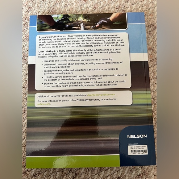 Clear thinking in a blurry world textbook by Tim Kenyon - Picture 2 of 2